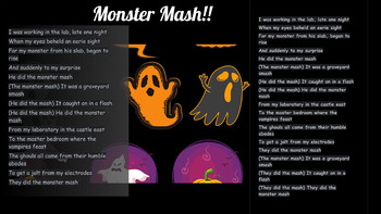 Preview of Review Check! (Monster Mash) Halloween Themed 