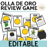 Review Game Olla de Oro EDITABLE TEMPLATE | Spanish St. Pa