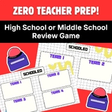 Review Game | Schooled | Test Prep | High & Middle School