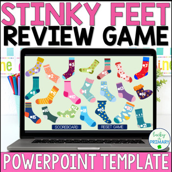 Preview of Review Game Template Stinky Feet | Powerpoint Review Game | Any Subject