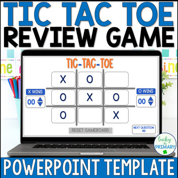 Preview of Review Game Template Tic Tac Toe | Powerpoint Review Game | Any Subject