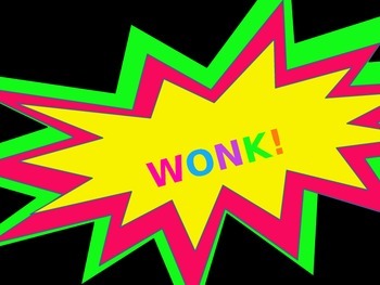 Preview of #tptfireworks Review Game:  Wonk!  (Black Background)