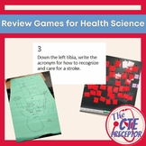 Review Games for Health Science
