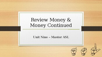 Preview of Review Money & Money Continued