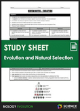 Study Sheet - Evolution, Darwin and Natural Selection