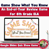 Review Sixth Grade ELA Standards with Game Show What You Know