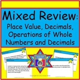 Review Task Cards for Grade 5 (NBT.A.1-4 and NBT.B.5-7)