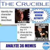 Review The Crucible with Memes: Compatible with Google Sli