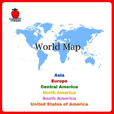 Blank World Map Worksheets & Teaching Resources | TpT