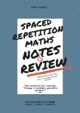 Spaced Repetition Study Habits - Mathematics