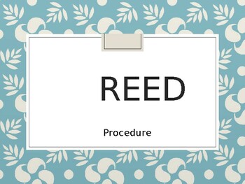 Preview of Review of Existing Evaluation Data (REED) Procedures PD PPT (editable resource)