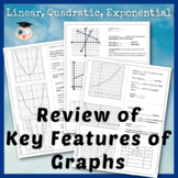 Review of Linear Quadratic and Exponential Graphs