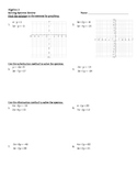 Review of Solving Systems of Equations
