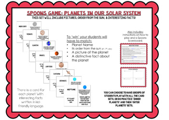 Free Lesson: Planets in the Earth's Solar System 3.8D - Free Games