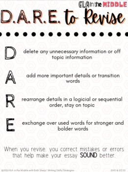 Revise/edit Anchor Chart 