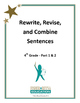 Revise Sentences 4th Grade Part 1 & 2 by Fisher Reyna Education | TpT