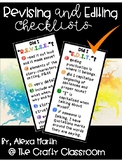Revise and Edit Checklists (Bright) FREEBIE