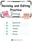 Revise and Edit Paragraph Practice **January**