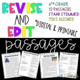 Texas Revise and Edit Passages- STAAR stemmed questions