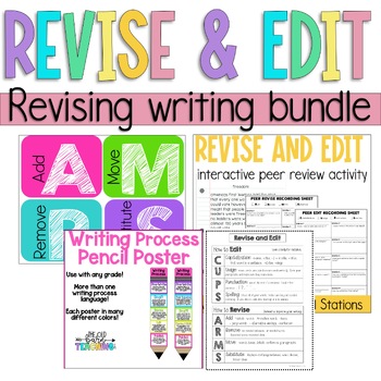 Preview of Revise and Edit | Writing Process Bundle