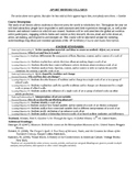 Revised AP Art History Syllabus