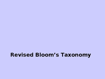 Preview of Revised Bloom’s Taxonomy & Knowledge Dimensions PD PPT (editable resource)