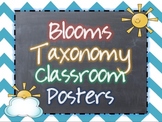 Revised Bloom's Taxonomy Classroom Posters {Chalkboard and