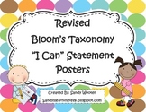 Bloom's Taxonomy "I Can" Statement Posters for Higher Orde