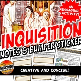 Spanish Inquisition and Spain Outline Notes & Bumper Stick