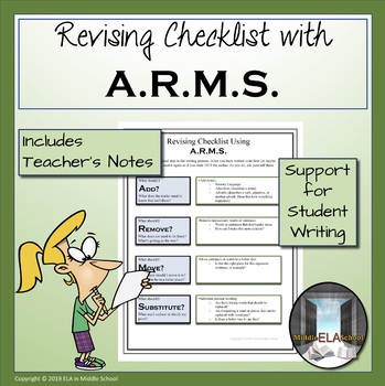 Preview of Revising Checklist with ARMS
