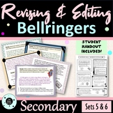 Revising & Editing Bell Ringers | Warm Ups - TEST PREP - S