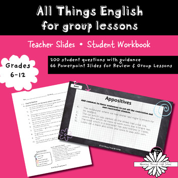 Preview of Revising & Editing For Group Lessons