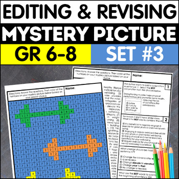 Preview of Revising & Editing Practice Mystery Picture with Punctuation & Capitalization