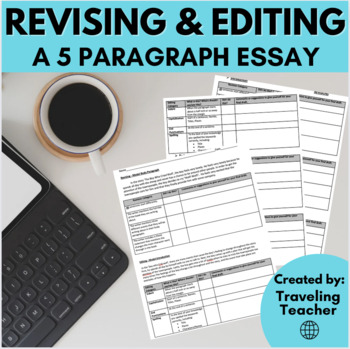 Preview of Revising & Editing a 5 Paragraph Essay: ELA Test Prep, Writing Skills