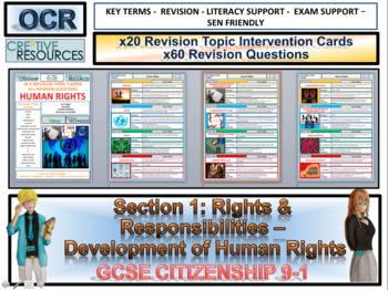 Preview of Revising Human Rights Revision Cards