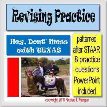 Preview of Revising Practice Passage "Hey, Don't Mess with Texas"
