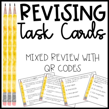 Preview of Revising Task Cards - Mixed Review