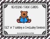 Revising Task Cards Set 7- Writing a Concluding Sentence