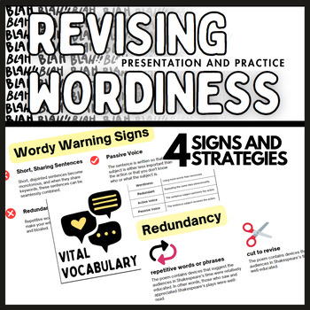 Preview of Revising Wordiness Presentation and Practice