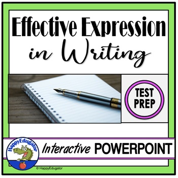 Preview of Revising Writing PowerPoint - Effective Expression & Using Conventions TEST PREP
