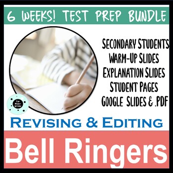 Preview of Revising and Editing Bell Ringers Warm Ups Bundle - TEST PREP - STAAR - FSA