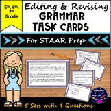 Revising and Editing Grammar Task Cards for STAAR Practice