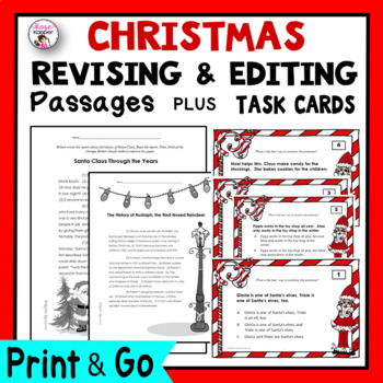 Revising and Editing Pack with Christmas Theme by Rose Kasper's Resources