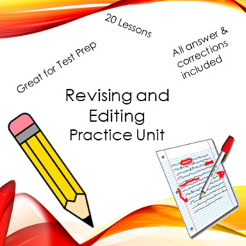 Preview of Revising and Editing Practice Unit