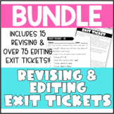 Revising and Editing RLA STAAR Exit Tickets 3rd 4th 5th Grade