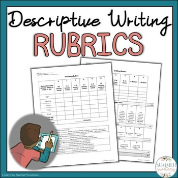 Preview of Descriptive Writing Rubrics 