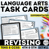Revising and Editing Practice Task Cards STAAR Test Prep F