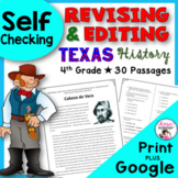 Revising and Editing Practice - Texas History - Print Plus