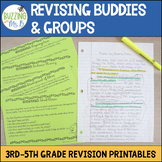 Revision Group & Partner Printables for 3rd, 4th, and 5th grade