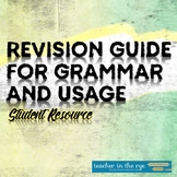 Revision Guide For Problems With Grammar and Usage Student